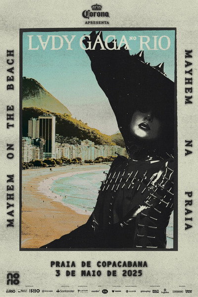 Póster de Lady Gaga No Rio: Mayhem on the Beach
