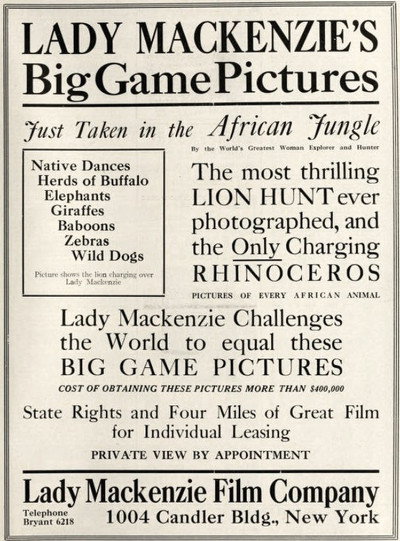 Póster de Lady Mackenzie's Big Game Pictures