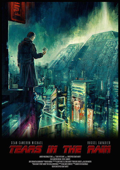 Póster de Lágrimas en la lluvia