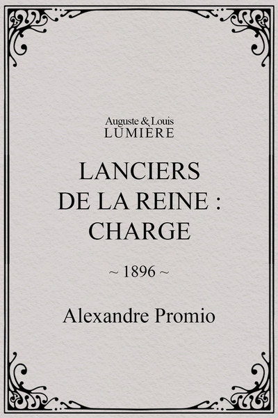 Póster de Lanciers de la Reine: charge [Espagne]
