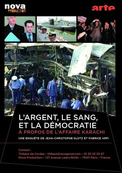 Póster de L'argent, le sang et la démocratie - À propos de l'affaire Karachi
