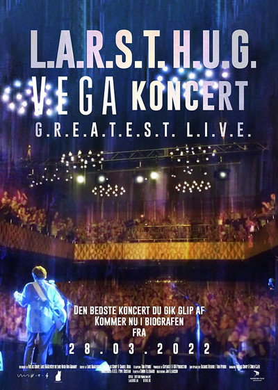 Póster de L.A.R.S.T. H.U.G. VEGA Koncert - G.R.E.A.T.E.S.T. L.I.V.E.