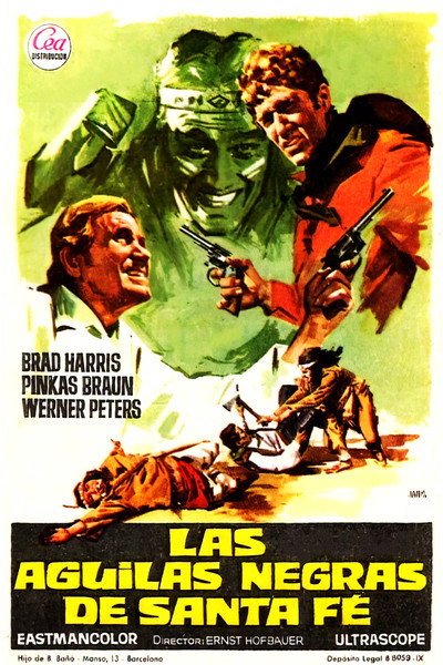 Póster de Las águilas negras de Santa Fe