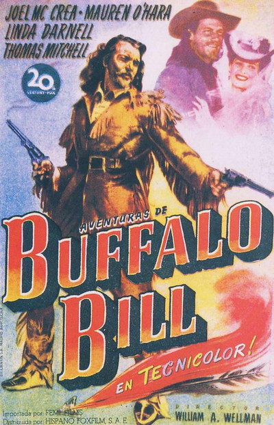 Póster de Las aventuras de Buffalo Bill