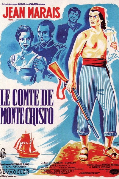 Póster de Las aventuras de Edmundo Dantés