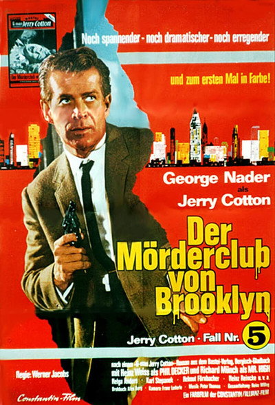 Póster de Las aventuras de Jerry Cotton: Club de asesinos de Brooklyn