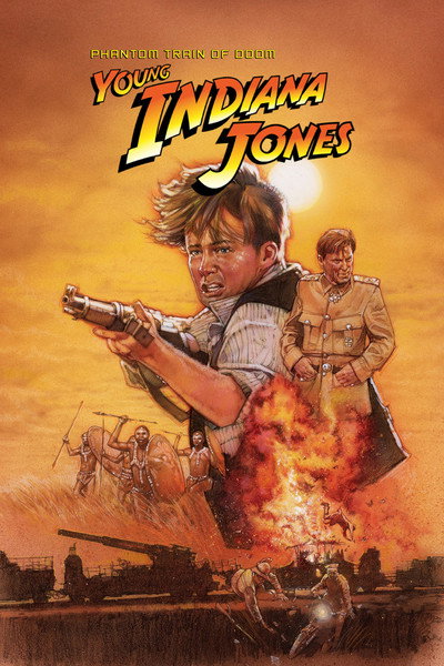 Póster de Las aventuras del joven Indiana Jones: el Tren Fantasma