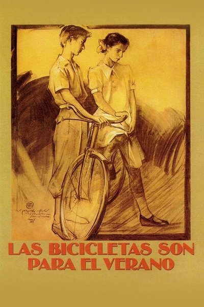 Póster de Las bicicletas son para el verano