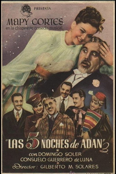 Póster de Las cinco noches de Adán