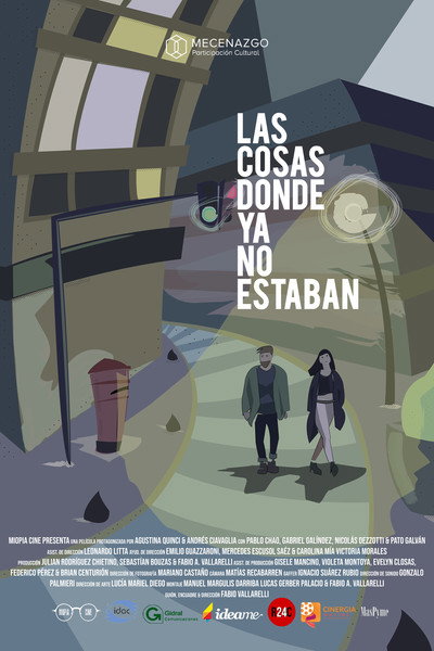 Póster de Las cosas donde ya no estaban