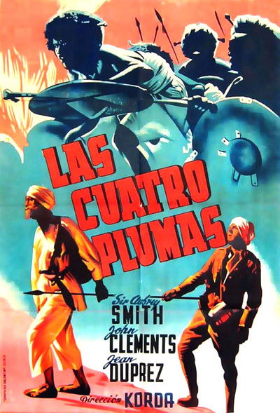 Póster de Las cuatro plumas