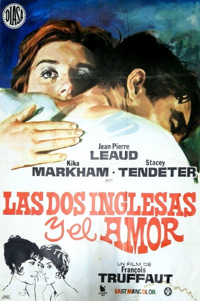 Póster de Las dos inglesas y el amor