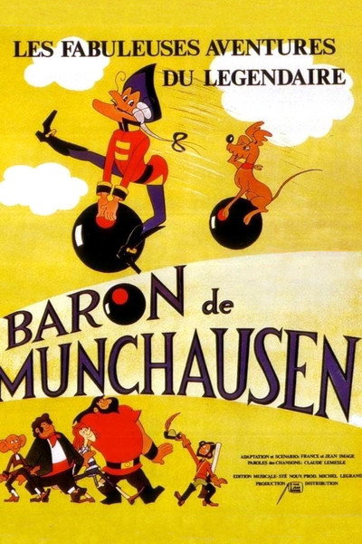 Póster de Las fabulosas aventuras del Barón de Munchausen