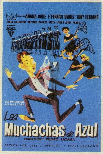 Póster de Las muchachas de azul