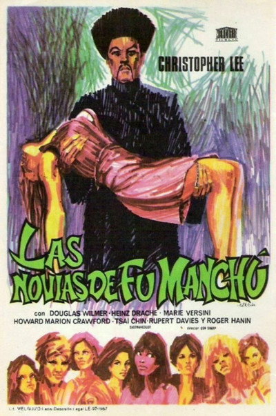 Póster de Las novias de Fu-Manchú