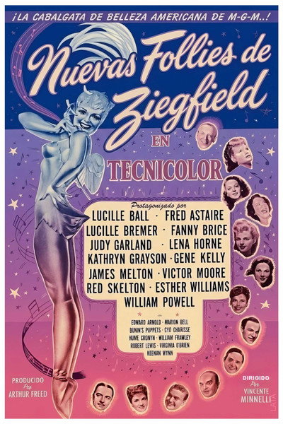 Póster de Las nuevas Follies de Ziegfeld