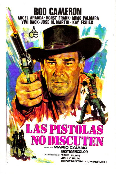 Póster de Las pistolas no discuten