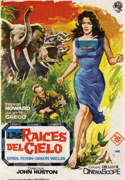 Póster de Las raíces del cielo