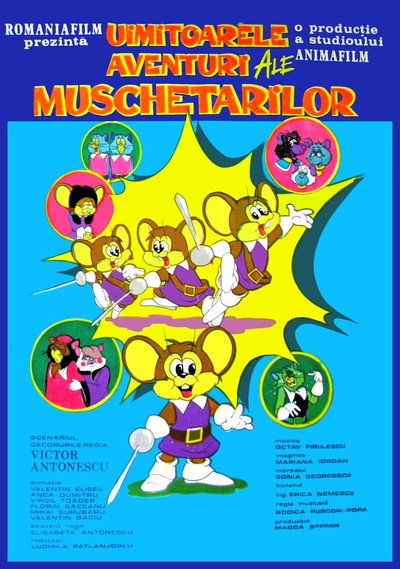 Póster de Las sorprendentes aventuras de los mosqueteros