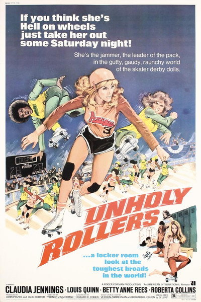 Póster de Las violentas del rollerball
