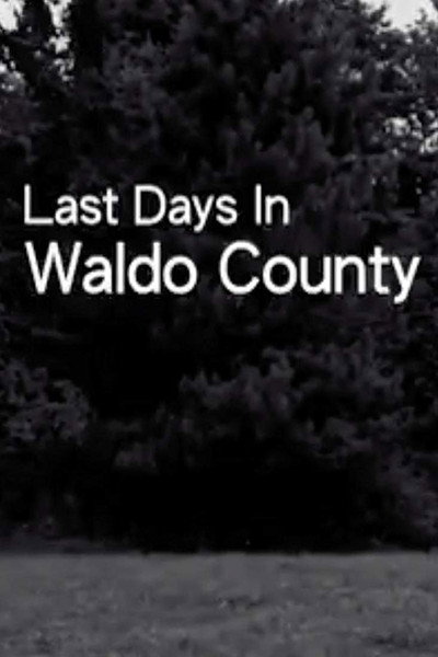 Póster de Last Days In Waldo County