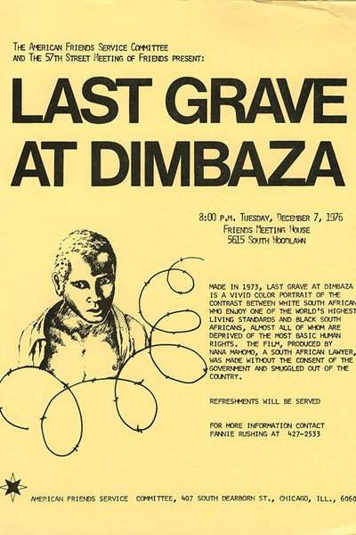 Póster de Last Grave at Dimbaza