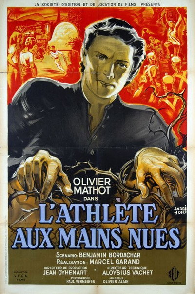 Póster de L'athlète aux mains nues