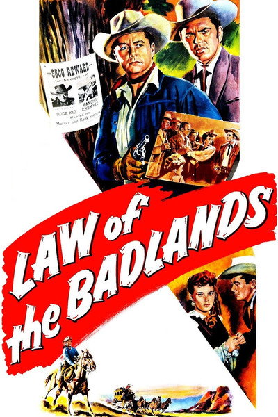 Póster de Law of the Badlands