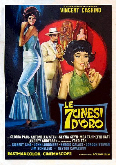 Póster de Le 7 cinesi d'oro