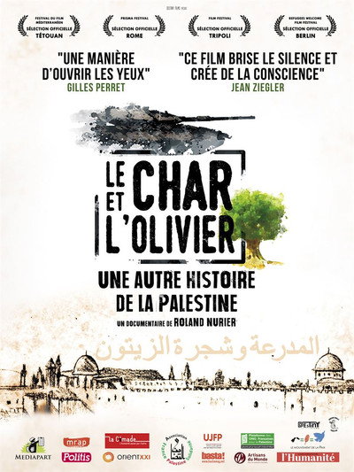 Póster de Le char et l'olivier - Une autre histoire de la Palestine