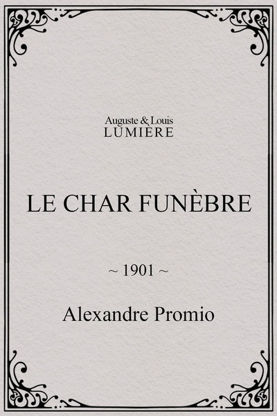 Póster de Le char funèbre