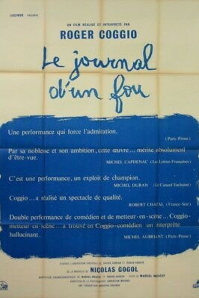 Póster de Le journal d'un fou