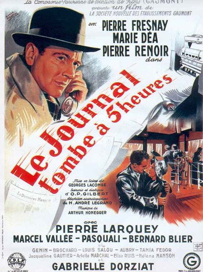 Póster de Le journal tombe à cinq heures
