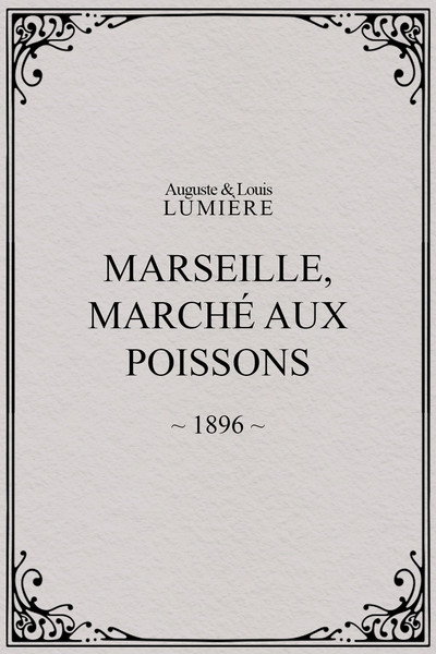 Póster de Le Marché aux poissons