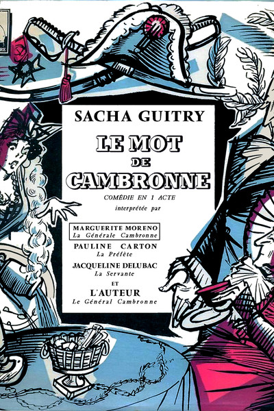 Póster de Le mot de Cambronne