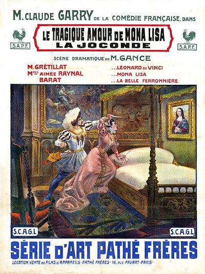 Póster de Le tragique amour de Mona Lisa