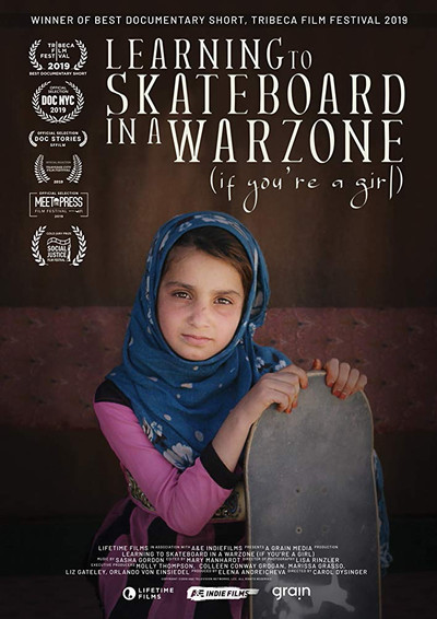 Póster de Learning to Skateboard in a Warzone (If You're a Girl)