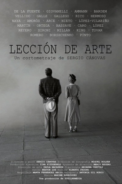 Póster de Lección de arte