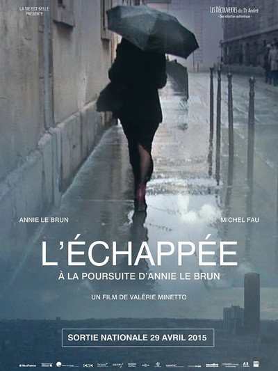 Póster de L'échappée, à la poursuite d'Annie Le Brun