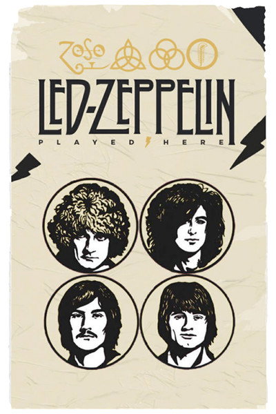 Póster de Led Zeppelin Played Here