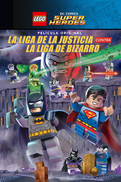 Póster de Lego DC Comics Super Heroes: La Liga de la Justicia vs. la Liga Bizarro