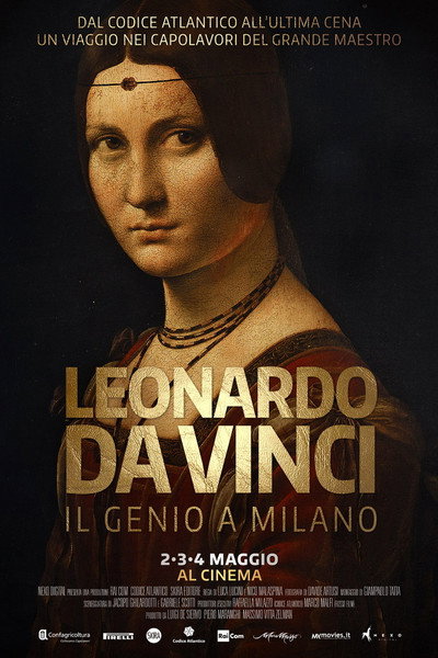 Póster de Leonardo Da Vinci, el genio en Milán