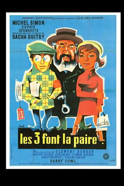 Póster de Les 3 font la paire