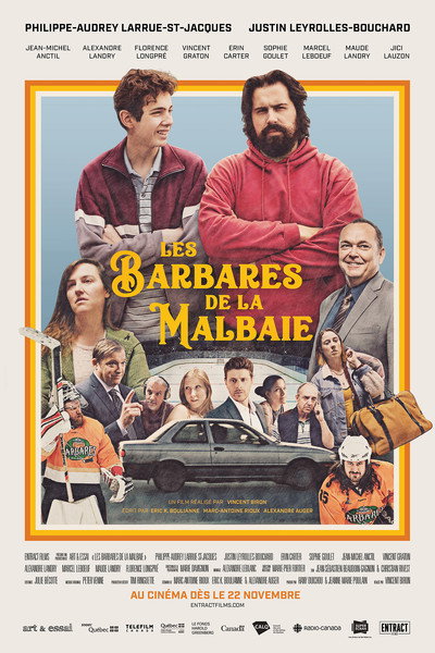 Póster de Les barbares de La Malbaie