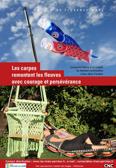 Póster de Les carpes remontent les fleuves avec courage et persévérance