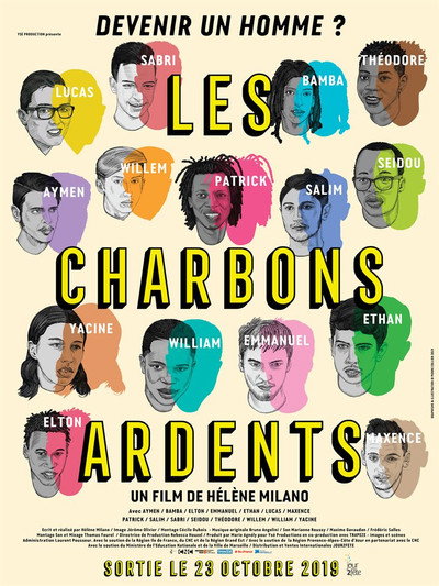 Póster de Les charbons ardents