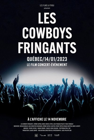 Póster de Les Cowboys Fringants: Québec/14/01/2023