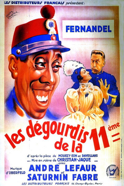 Póster de Les dégourdis de la 11ème