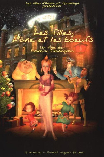 Póster de Les filles, l'âne et les boeufs