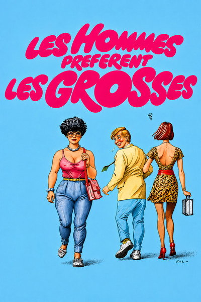 Póster de Les hommes préfèrent les grosses
